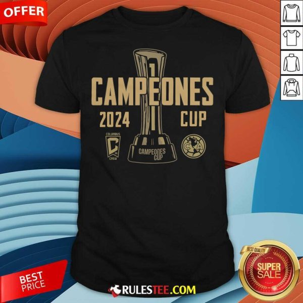 Top Campeones Cup 2024 Columbus Crew Vs Club America T-Shirt