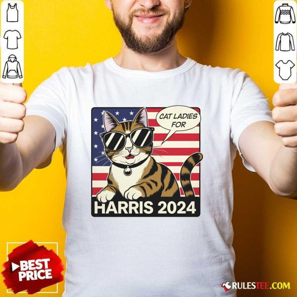 Top Cat Ladies For Harris 2024 T-Shirt