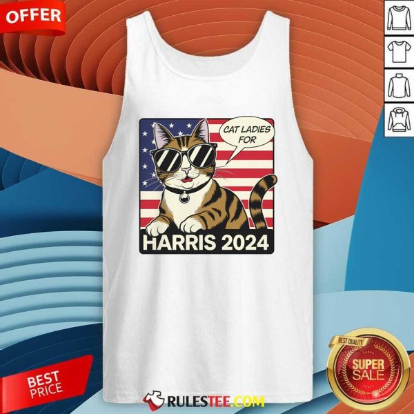 Top Cat Ladies For Harris 2024 Tank-Top