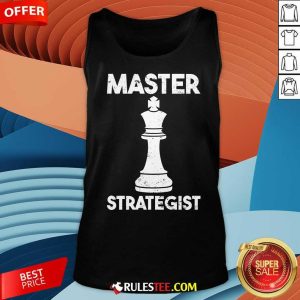 Top Chess King Master Strategist Tank-Top