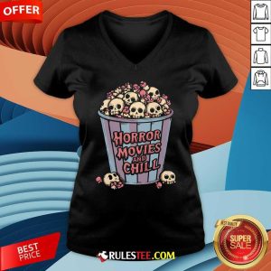 Top Halloween Horror Movies And Chill V-Neck