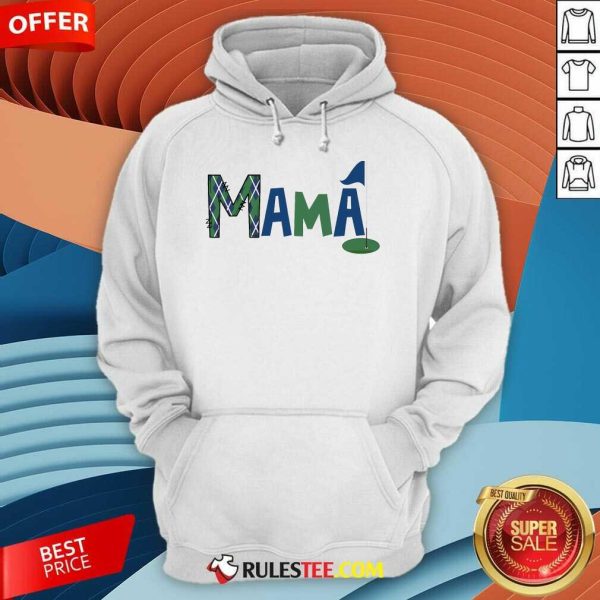 Top Mama Of The Birthday Boy Hole In One Golf Sport Matching Hoodie