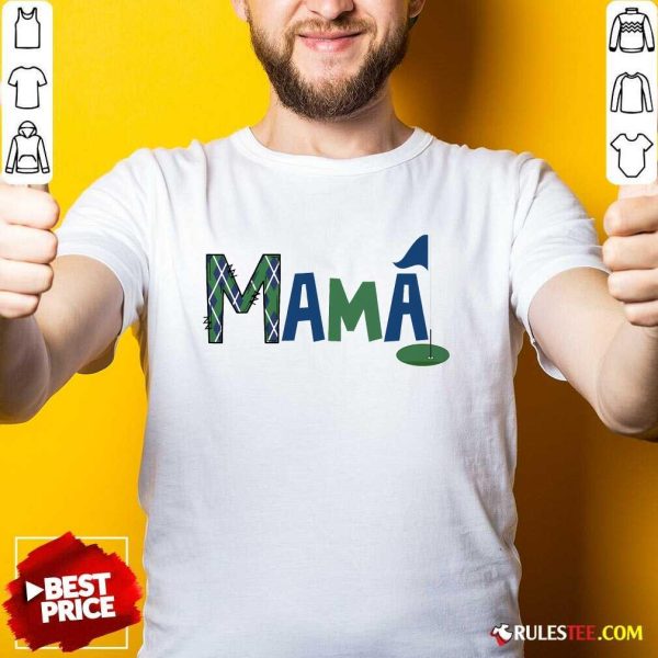 Top Mama Of The Birthday Boy Hole In One Golf Sport Matching T-Shirt