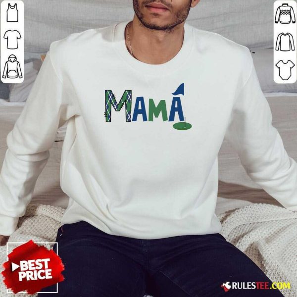 Top Mama Of The Birthday Boy Hole In One Golf Sport Matching Sweatshirt