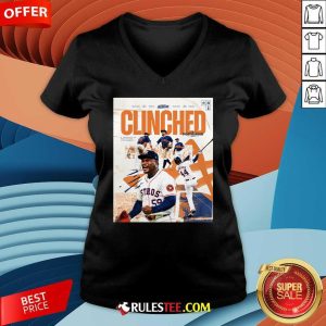 Top MLB Postseason 2024 Clinched Is Houston Astros V-Neck