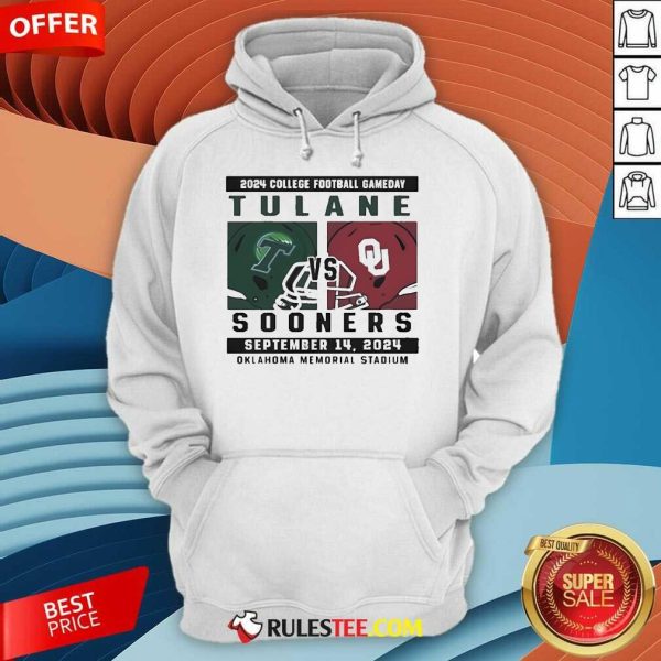 Top Oklahoma Sooners Vs Tulane 2024 College Football Hoodie