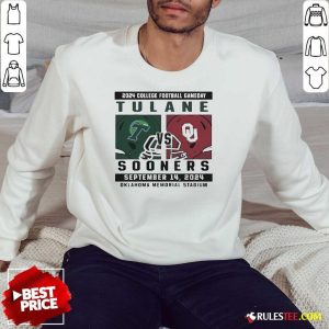 Top Oklahoma Sooners Vs Tulane 2024 College Football Sweatshirt