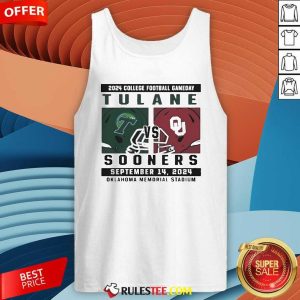 Top Oklahoma Sooners Vs Tulane 2024 College Football Tank-Top