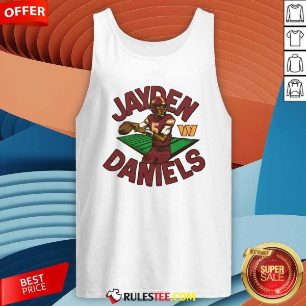 Top Washington Commanders Jayden Daniels Tank-Top