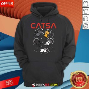 Cute Catsa Cat Astronauts Kitten Space Hoodie