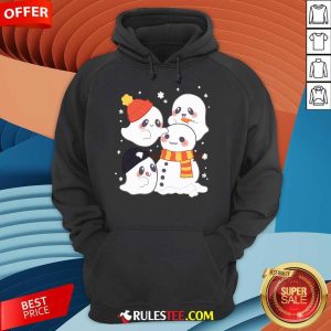 Cute Winter Ghosties Christmas Hoodie