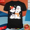 Cute Winter Ghosties Christmas T-Shirt