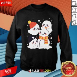 Cute Winter Ghosties Christmas Sweatshirt