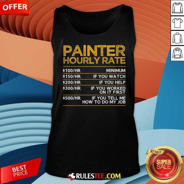 Funny Cool Painter Art For Painting Job House Painter Tank-Top