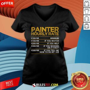 Funny Cool Painter Art For Painting Job House Painter V-Neck