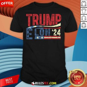 Funny Elon And Trump Vance For President 2024 T-Shirt