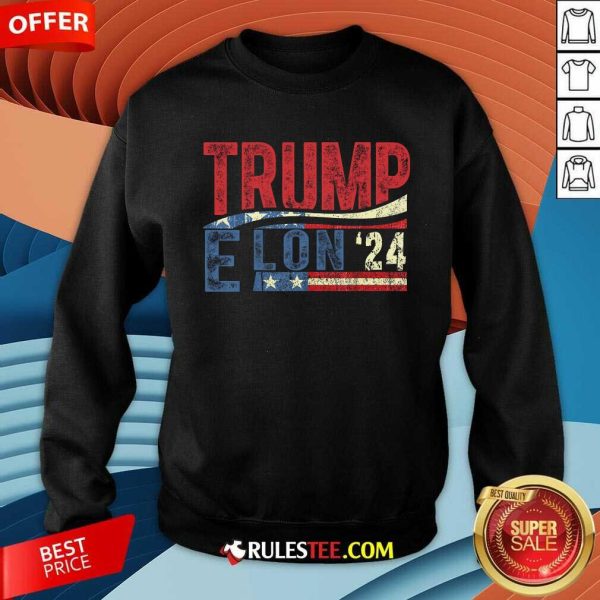 Funny Elon And Trump Vance For President 2024 Sweatshirt