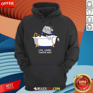 Funny Mandatory Funday Live Laugh Toaster Bath Hoodie