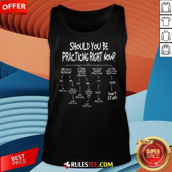 Funny Music Practice Instrument Algorithm Christmas Tank-Top