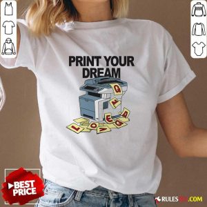 Funny Print Your Dream V-Neck