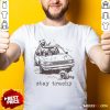 Funny Stay Trashy Trash Panda Meme T-Shirt