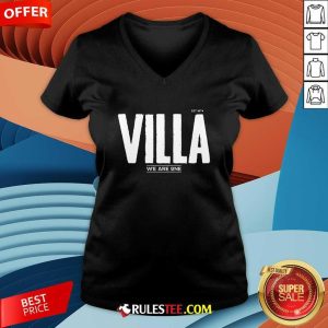 Good Aston Villa Fc We Are One Est 1874 V-Neck