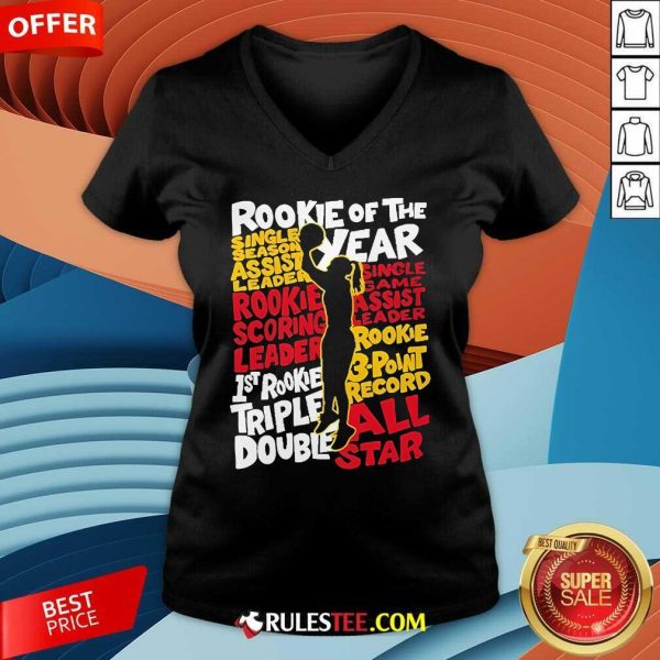 Good Caitlin Clark Rookie Of The Year Things Indiana Fever V-Neck