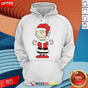 Good Christmas Peanuts Charlie Brown Santa Hat Cartoon Hoodie