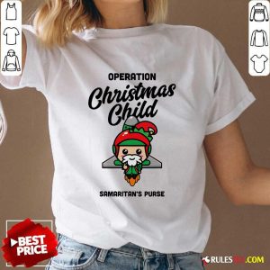 Good Operation Christmas Child Samaritan's Purse Christmas Xmas V-Neck