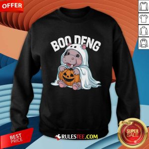 Happy Halloween Moo Deng Baby Hippo Boo Deng Sweatshirt