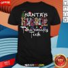 Happy Merry Christmas Santa's Favorite Pharmacy Tech Xmas Lights Cool T-Shirt