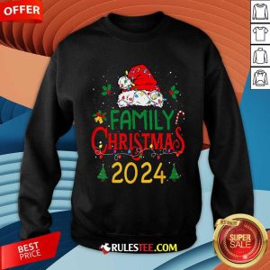 Happy Xmas Outfits Team Santa Elf Squad Family 2024 Christmas Matching Sweatshirt