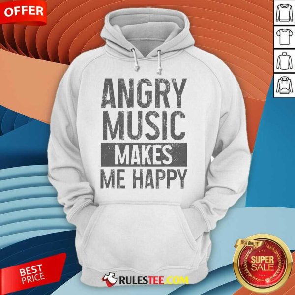 Hot Angry Music Heavy Metal Death Metal Metalhead Metal Fan Hoodie