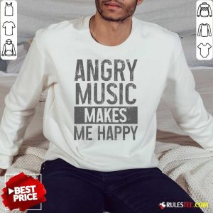 Hot Angry Music Heavy Metal Death Metal Metalhead Metal Fan Sweatshirt