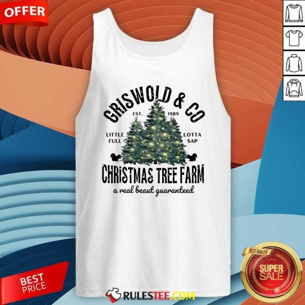 Hot Christmas Tree Griswold's Tree Farm Since 1989 Tank-Top