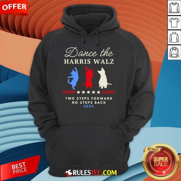 Hot Dance The Harris Walz Cat Lady Harris Walz 2024 Election Hoodie