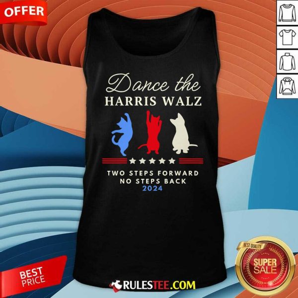 Hot Dance The Harris Walz Cat Lady Harris Walz 2024 Election Tank-Top