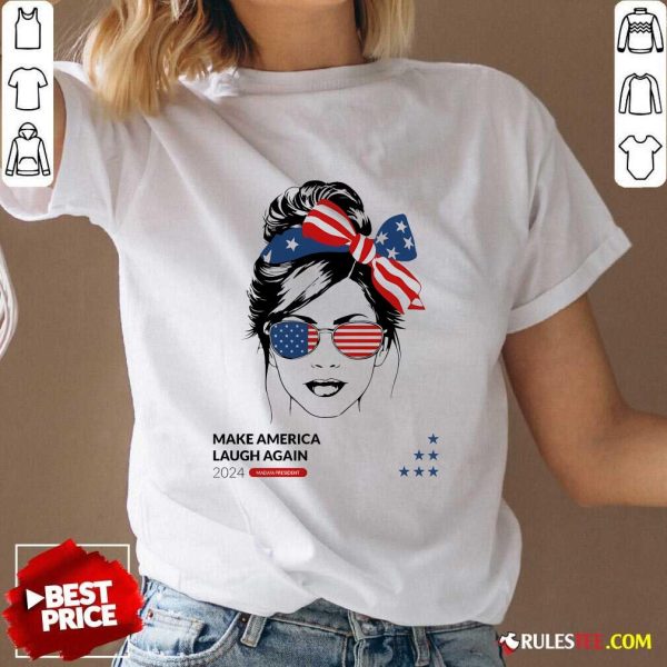 Hot Kamala Make America Laugh Again V-Neck