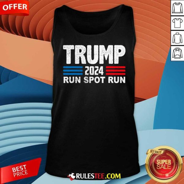 Hot Run Spot Run Trump 2024 Tank-Top