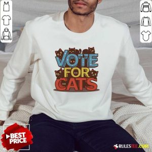 Hot Vote For Cats Kamala Harris Sweatshirt