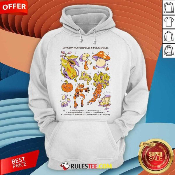 Nice Dungeon Nourishables And Forageables Gourmand Grimoire Hoodie