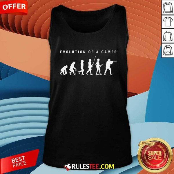 Nice Evolution Of A Gamer CSGO Counter Strike Global Offensive Tank-Top