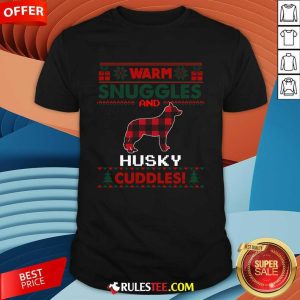 Nice Siberian Husky Christmas Pajama Cool Ugly Christmas T-Shirt