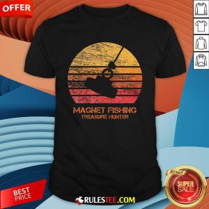 Nice Sunset Magnet Fishing T-Shirt