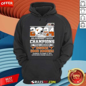 Official 2024 Golden Hat Trophy Champions Texas Longhorns Hoodie