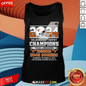 Official 2024 Golden Hat Trophy Champions Texas Longhorns Tank-Top