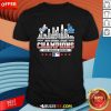 Official 2024 National League Winner Los Angeles Dodgers Skyline Of LA City T-Shirt