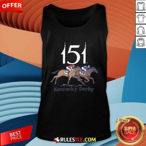 Official Ahead Kentucky Derby 151 Hug The Rail Levi Tank-Top