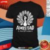 Official Amistad House Of Friendship Rca Friendly School Peacock Logo T-Shirt