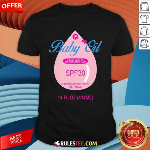 Official Baby Oil Locks In Up To 10x More Moisture Spf30 T-Shirt